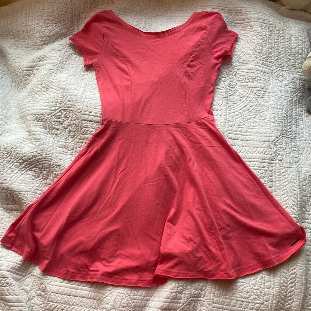 Abercrombie and Fitch pink skater dress